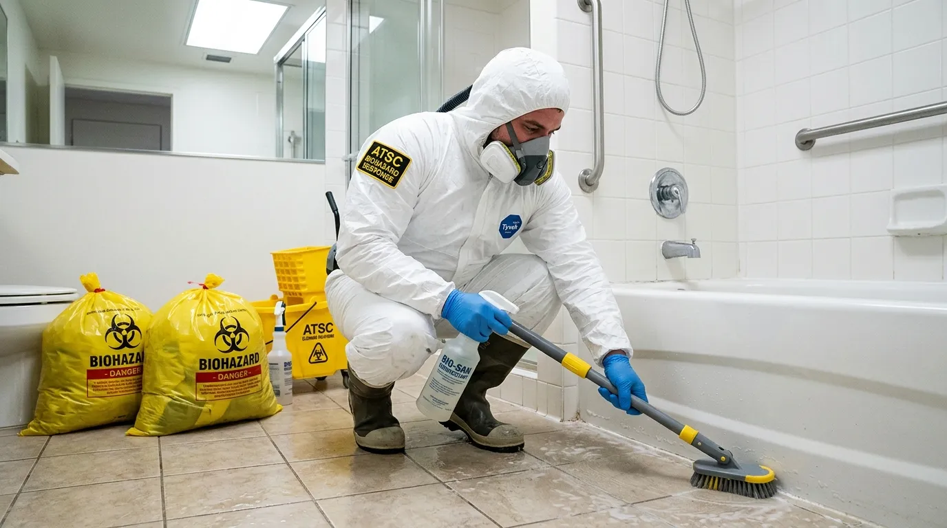 Decontamination equipment deployed for Blood Cleanup in Robbinsdale